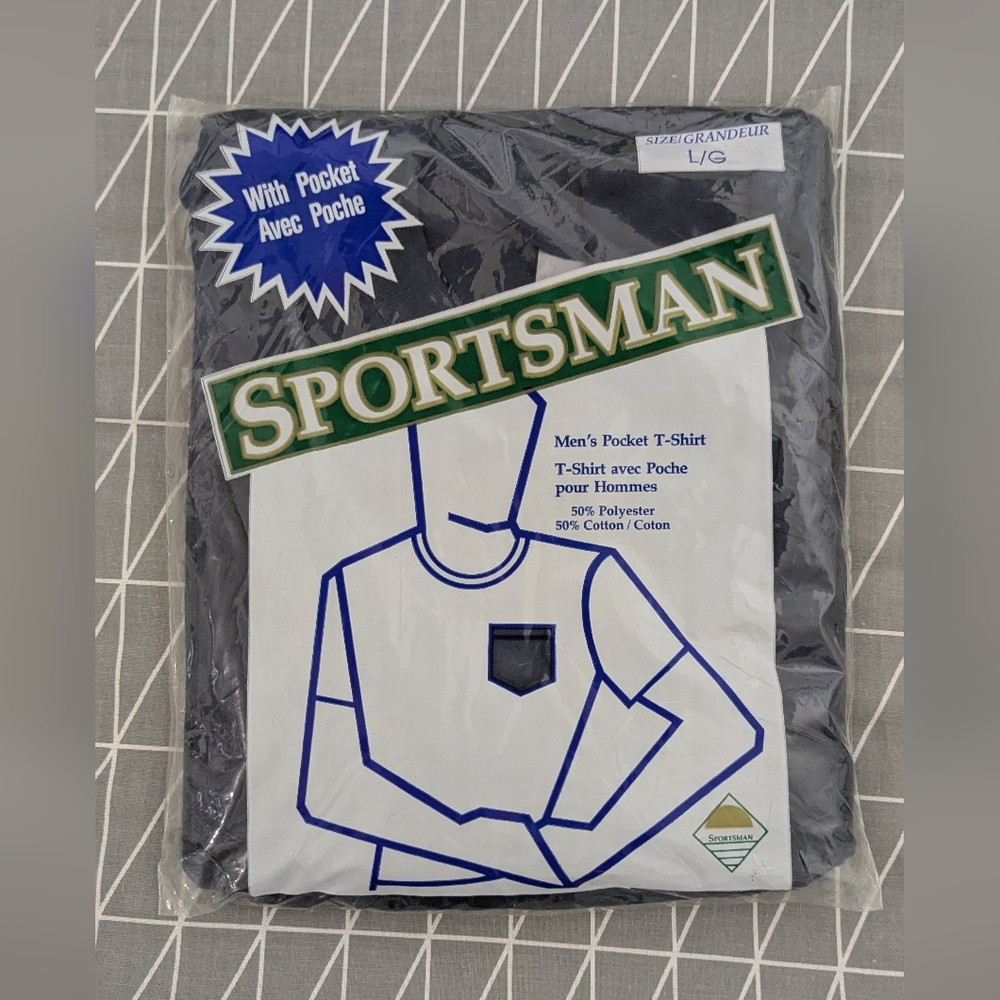 Gray Men's Pocket T-Shirt